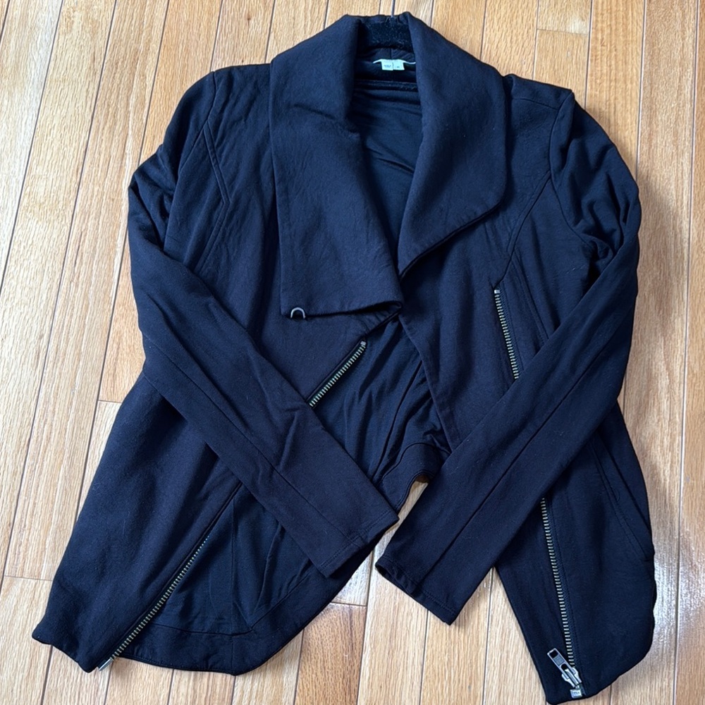 Helmut Lang Black Asymmetrical Blazer